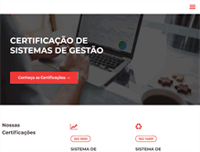 Tablet Screenshot of certificadoraqs.com.br